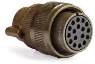 ITT Corporation-CA3106R24-28P-B-F80 Steckverbinder, rund Conn Circular PIN 24 POS Crimp ST Cable Mount 24 Terminal 1 Port