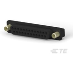 Conn D-Sub SKT 25 POS 1.38mm Solder ST Thru-Hole 25 Terminal 1 Port Tube