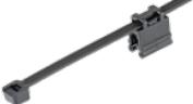Panduit-CMEB12-B2S-D300 Kabelzubehör Cable Accessories Edge Clip With Cable Tie Steel/Nylon 6/6 Black Zinc
