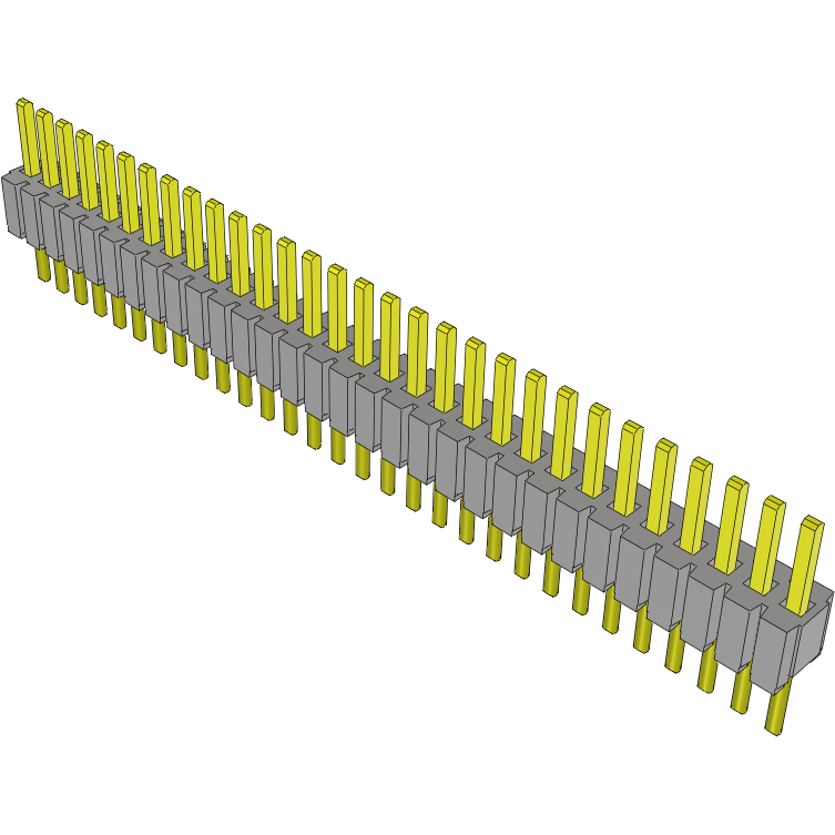 Samtec-MTMS-130-25-G-S-125 Steckverbinderleisten und Leiterplattenbuchsen Conn Unshrouded Header HDR 30 POS 1.27mm Solder ST Top Entry Thru-Hole Tube