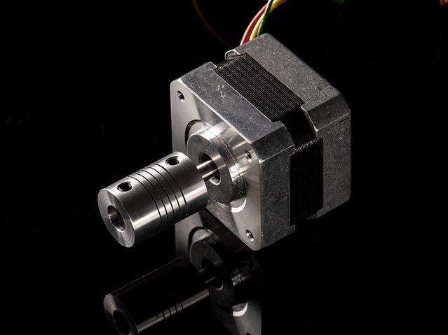 Adafruit Industries-1176 null Aluminum Flex Shaft Coupler - 5mm To 8mm