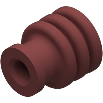 Delphi-13578695 Accessoires de raccordement Connector Accessories Seal Straight Silicone Rubber Brown