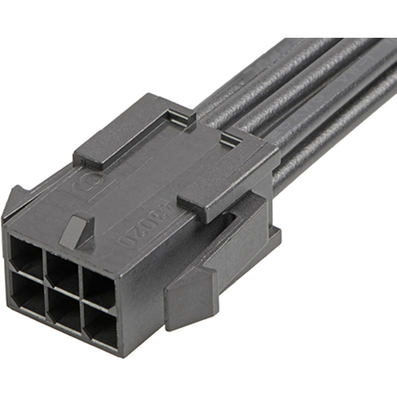 Molex-2147582062 Andere Kabelbaugruppen Cable Assembly UL 1061 0.3m 18AWG Wire to Board 6 POS M Crimp Bag