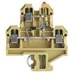 Conn Feed-Through Modular Terminal Block T DIN Rail 10A
