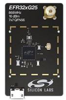 Silicon Labs-FG25-RB4272A Placas y kits de desarrollo inalámbricos/RF EFR32FG25B222F1920IM56 RF Transceiver Development Board