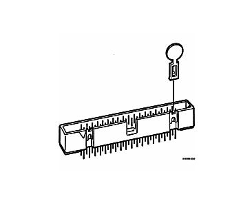Amphenol Communications Solutions-66506-066LF Connector Headers and PCB Receptacles Quickie Header, Wire to Board Connector, 4 wall, Double Row, 10 Positions, 2.54 mm (0.1 in.), Vertical Header 0.76 um (30 uin) Gold Mating Plating