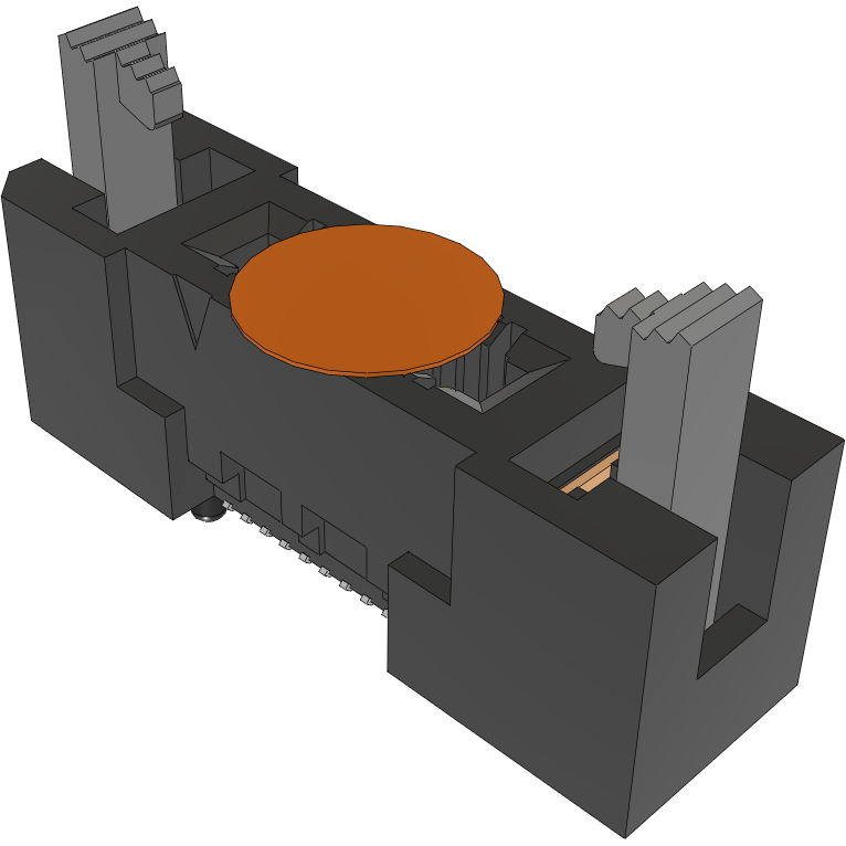 Samtec-HSEC8-110-01-L-DV-A-BL-K-TR Estremità scheda connettore Conn Card Edge SKT 20 POS 0.8mm Solder ST SMD EDGE RATE™ T/R