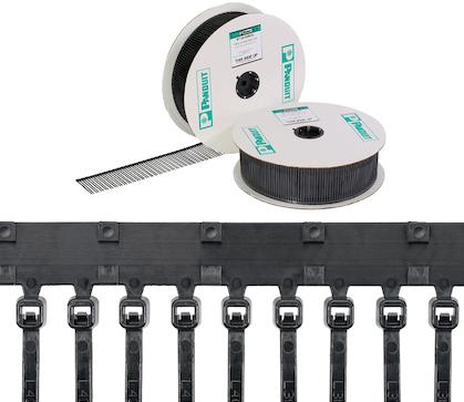 Panduit-PLT1.5M-XMR0 Kabelbinder Cable Ties, Standard Locking Weather Resistant Nylon 6/6 Black 33mm 80N Reel