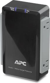 American Power Conversion-P4V Verschiedene Produkte Audio/Video Surge Protector 4 Outlet With Coax Protection, 120V