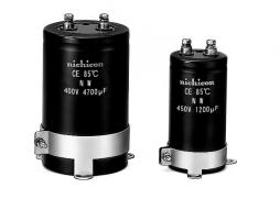 Nichicon-LNY2W562MSEH Capacitor Aluminum Electrolytic Cap Aluminum Lytic 5600uF 450V 20% (76.2 X 125mm) Clamp Mount Screw 17.6A 2000h 85°C Bulk