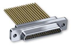 Glenair-MWDM2L-37S-5C4-.500B Steckverbinder, D-Sub Conn Micro-D SKT 37 POS 1.27mm Crimp ST Cable Mount 37 Terminal 1 Port