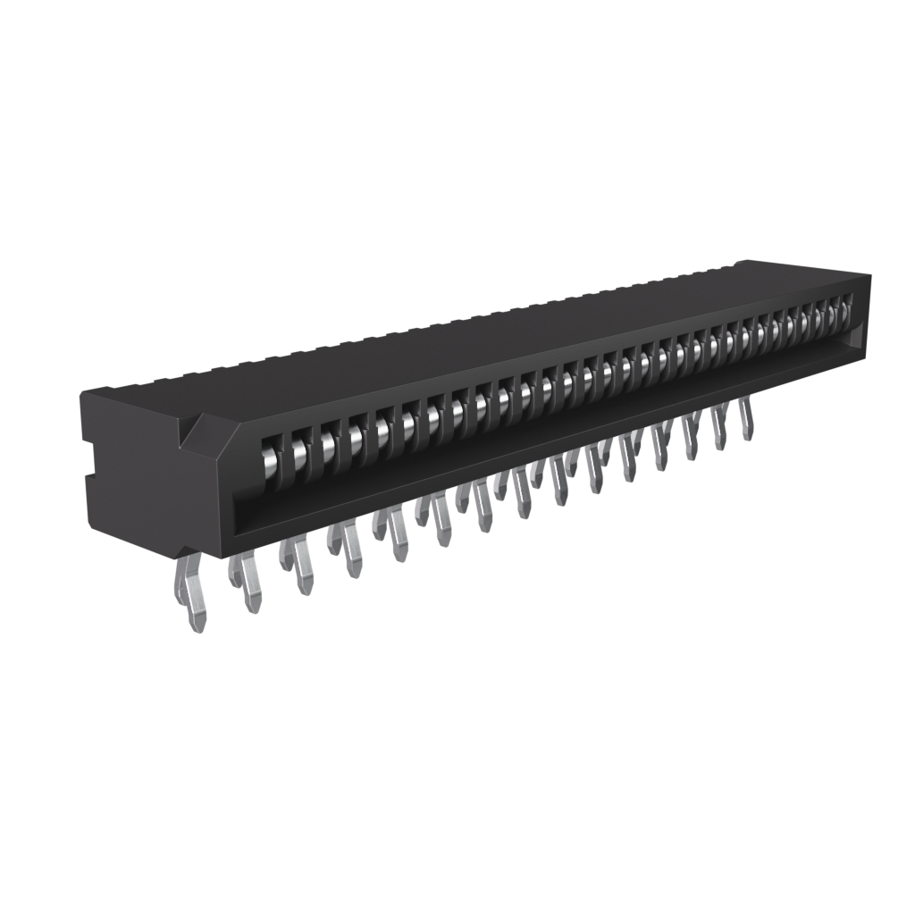 Amphenol Communications Solutions-HLW30R-2C7LF Raccordement FCC-FPC 1.00mm Flex Connectors, HLW-R series, 30 Position, Side Entry Non-ZIF Connector, 1mm (0.039inch) Pitch, Kinked Terminal