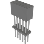 Conn Elevated Socket SKT 10 POS 2mm Solder ST Top Entry Thru-Hole Layer