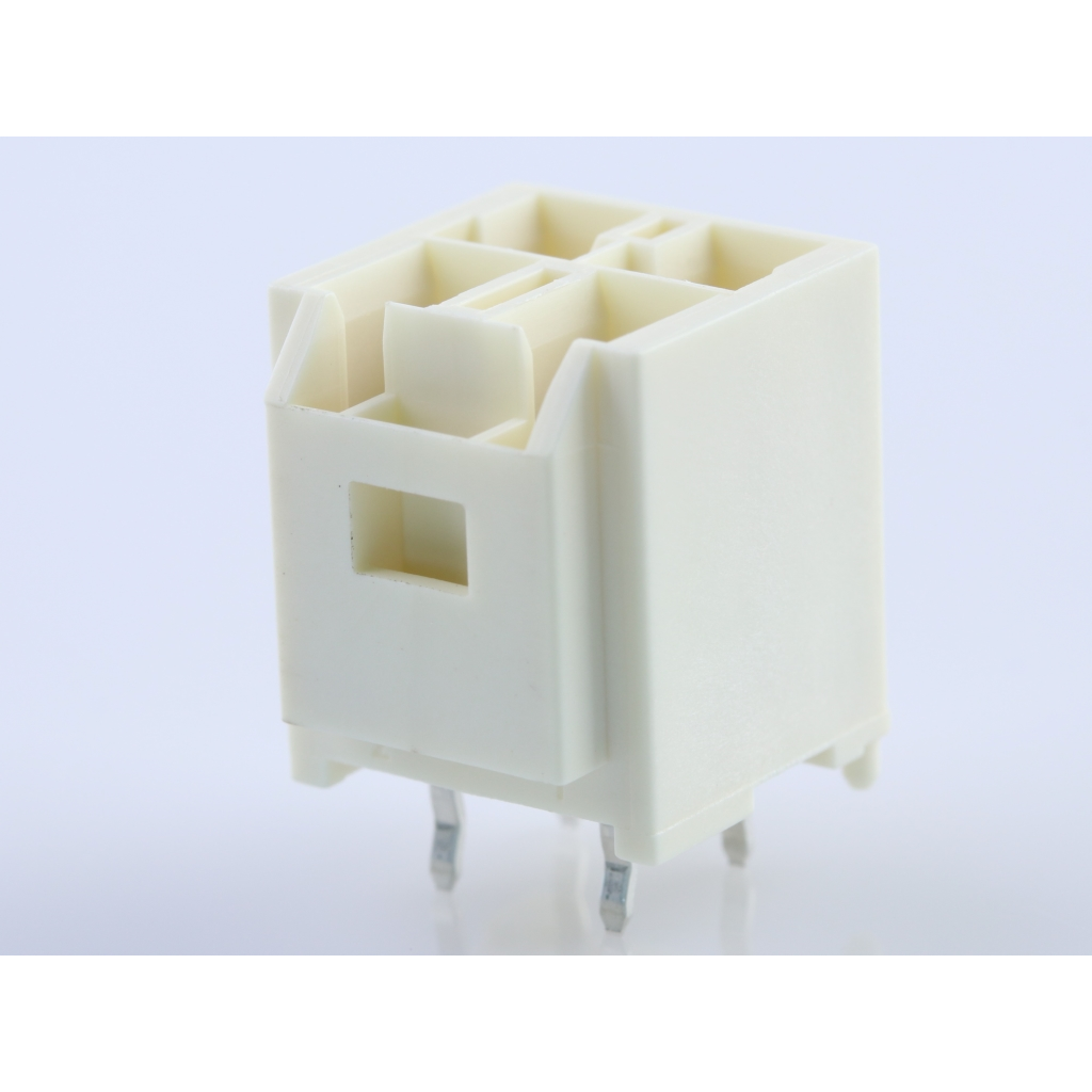 Molex-1510481411 Connector Headers and PCB Receptacles Conn Wire to Board HDR 4Power POS 6.5mm Solder ST Thru-Hole Tray