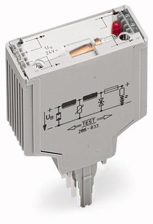 WAGO-286-833 Schaltungsschutz, verschiedene Pluggable Module, Three-Stage Suppression for 2-Wire Data, 24VDC