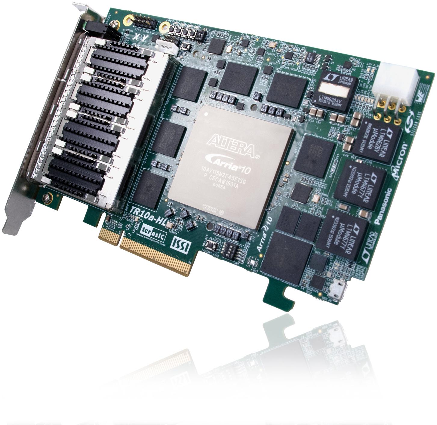 Terasic Technologies-P0497 Programmierbare-Logik-Entwicklungsplatinen und -kits TR10a-HL Arria 10 FPGA Development Kit