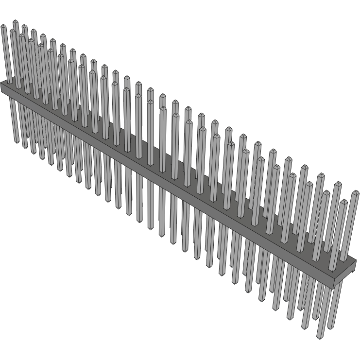 Samtec-MTMM-128-14-T-D-350 Steckverbinderleisten und Leiterplattenbuchsen Conn Unshrouded Header HDR 56 POS 2mm Solder ST Top Entry Thru-Hole Bulk