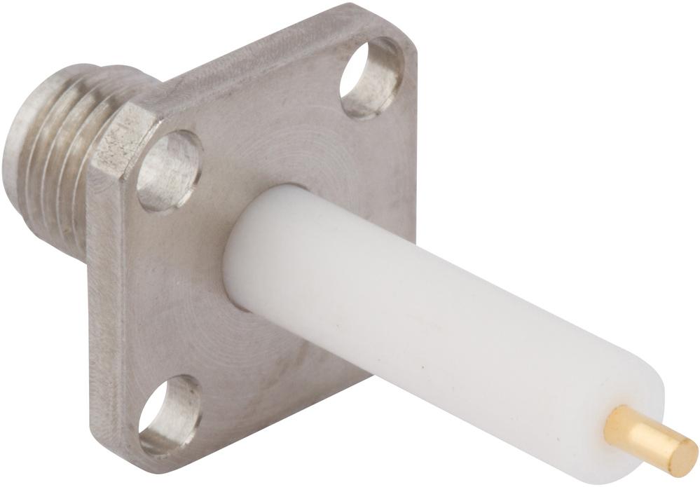 Amphenol RF-901-9204-CCSF Connettore RF Conn SMA 0Hz to 12.4GHz 50Ohm Solder ST Flange Mount RCP Gold Over Nickel