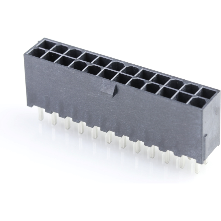 Molex-46207-1124 Steckverbinderleisten und Leiterplattenbuchsen Connector HDR 24 POS 4.2mm Solder ST Thru-Hole 24 Terminal 1 Port Tray