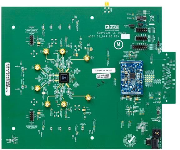 Analog Devices-ADRV9026-MB/PCBZ RF/Drahtlos-Entwicklungsplatinen und Kits ADRV9026 RF Transceiver Evaluation Board