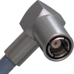 Cinch Connectivity Solutions-131-3403-116 Connector RF Conn SMB 0Hz to 4GHz 50Ohm Crimp RA Cable Mount PL Gold Over Nickel