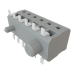 Conn Socket Strip SKT 12 POS 1.27mm Solder RA Side Entry SMD TIGER CLAW™ Tube