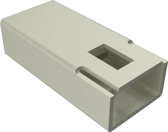 Amphenol Communications Solutions-FLMP21W0 Lighting Accessories Receptacle Housing, FLM Series, Book 20, LEX-MR for Crimp Pin Contacts, White