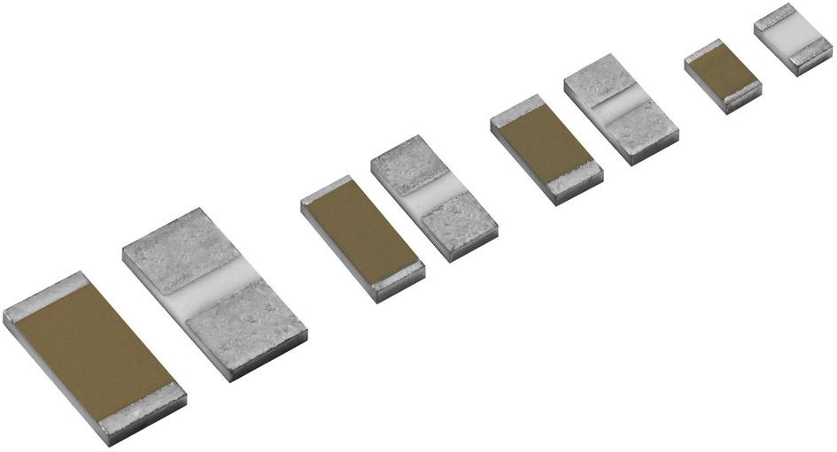 Vishay Precision Group-Y406650K0000T0R Ensamble fijo de resistor en una sola superficie Res Metal Foil 2512 50K Ohm 0.01% 1.2W ±2.5ppm/°C Pad SMD T/R