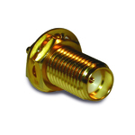 Conn SMA 0Hz to 12.4GHz 50Ohm Solder Cup ST Panel Mount RCP Gold