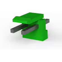 TE Connectivity-6-1123723-2 Steckverbinderleisten und Leiterplattenbuchsen Conn Wire to Board HDR 2 POS 3.96mm Solder ST Thru-Hole Bag