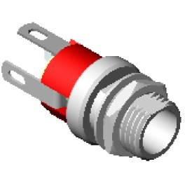 Switchcraft-L721A Connector Power Conn DC Power RCP 2 POS Solder Lug ST Panel Mount 3 Terminal 1 Port