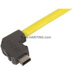 Cable Assembly Round Copper Cable 24AWG IX Industrial 8 POS M IDT Bulk