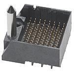 Conn Hard Metric HDR 96 POS 1.9mm Press Fit ST Thru-Hole Impact™ Tray