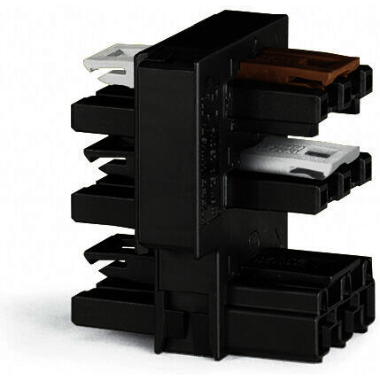 WAGO-770-637 Steckverbinder, Klemmenblöcke Distribution Connector for switches, Single-Pole switch and series circuit, 3- Pole, Cod. A/S, 1 input, 5 outputs