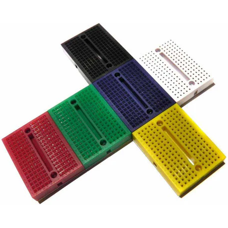 Pi Supply-PIS-0049 null Black/Blue/Green/Red/White/Yellow 170 Tie Point Breadboard