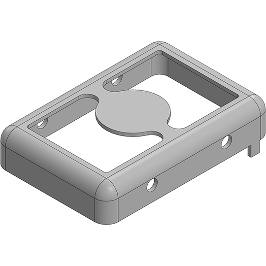 Masach Tech-MS156-10F null 15.6 x 10.6 x 3mm Two-piece Drawn-Seamless RF Shield/EMI Shield FRAME (CRS)