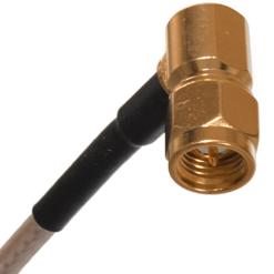 Cinch Connectivity Solutions-415-0032-MM150 Kabelbaugruppen Koaxial SMA Right Angle Plug to SMA Right Angle Plug Cable Assembly, RG316