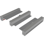 Cable Assembly 0.635m 30AWG 1.27mm 40 to (40/40)POS IDC Connector to 2(IDC Connector) F-F TIGER EYE™ Bulk