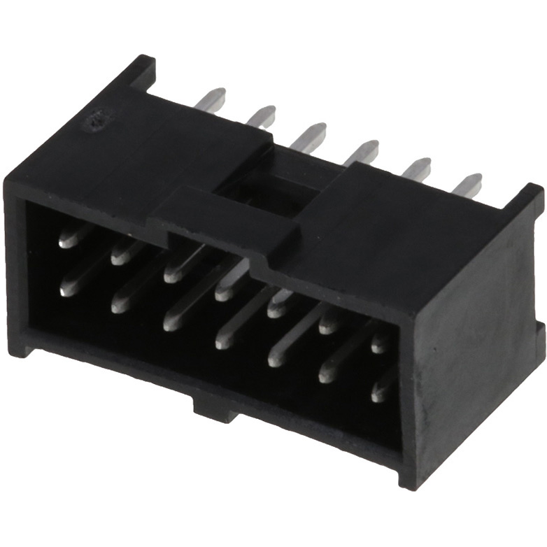 Molex-0901301114 Steckverbinderleisten und Leiterplattenbuchsen Conn Shrouded Header (4 Sides) HDR 14 POS 2.54mm Solder ST Top Entry Thru-Hole C-Grid III Tray