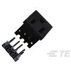 TE Connectivity-208979-2 Connector Power Conn Power RCP 3 POS 12.7mm ST Panel Mount 3 Terminal 3 Port