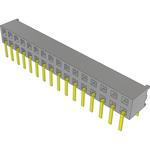 Conn Socket Strip SKT 32 POS 2mm Solder RA Side Entry Thru-Hole Tube
