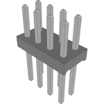 Conn Unshrouded Header HDR 8 POS 2mm Solder ST Top Entry Thru-Hole Bulk