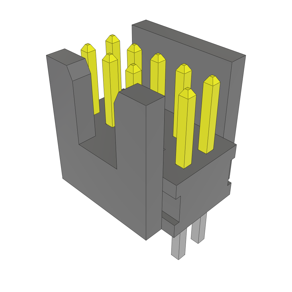 Samtec-FTSH-105-01-L-D-007-K Steckverbinderleisten und Leiterplattenbuchsen Conn Shrouded Header (2 Sides) HDR 10 POS 1.27mm Solder ST Top Entry Thru-Hole Tube