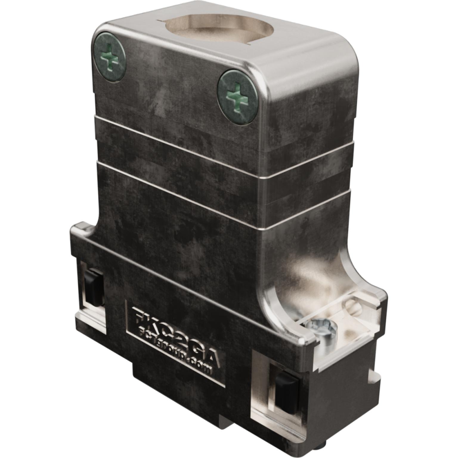 Molex-1731110194 Adaptateurs pour manchons thermorétractables Hood 180° 2 Shell Size Nickel Acrylonitrile Butadiene Styrene/Polycarbonate Screw Lock FCT Products