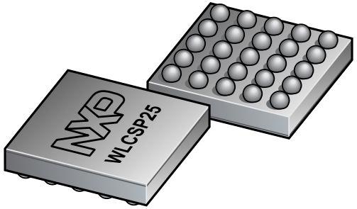 NXP Semiconductors-PCA9420UKZ Soluciones en arquitectura avanzada de computación para telecomunicaciones (PMIC) Power Management IC 3.3V to 5.5V 25-Pin WLCSP T/R