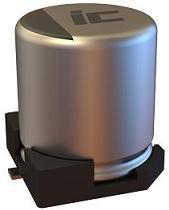 Illinois Capacitor-106SML063M Kondensator, Aluminium Cap Aluminum Lytic 10uF 63V 20% (6.3 X 5.4mm) SMD 19.89 Ohm 0.034A 2000h 85°C Ammo/T/R