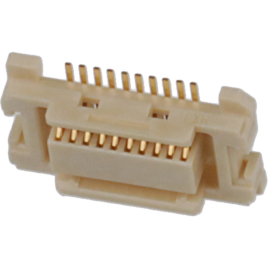 Molex-0529910208 连接器插头及 PCB 插座 Conn Board to Board RCP 20 POS 0.5mm Solder ST Top Entry SMD SlimStack T/R