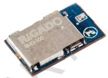Rigado-BMD-100-A-R Bluetooth Bluetooth v4.1 (BLE) SMART SOC 1Mbps 26-Pin SMD Module T/R