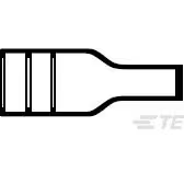 TE Connectivity-202D121-4/180-0 Heat Shrink Heat Shrink Molded Boot ST Flexible Modified Polyolefin Black