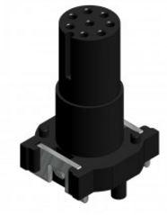 CONEC Elektronische Bauelemente GmbH-42-01225 Connector Circular Conn M8 Circular SKT 8 POS Solder ST Thru-Hole 8 Terminal 1 Port Bulk